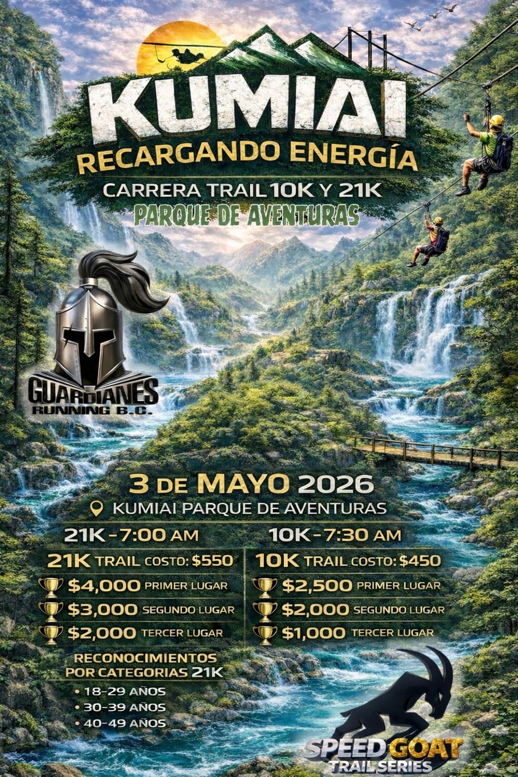 kumiai recargando energia trail 21k TJRUN