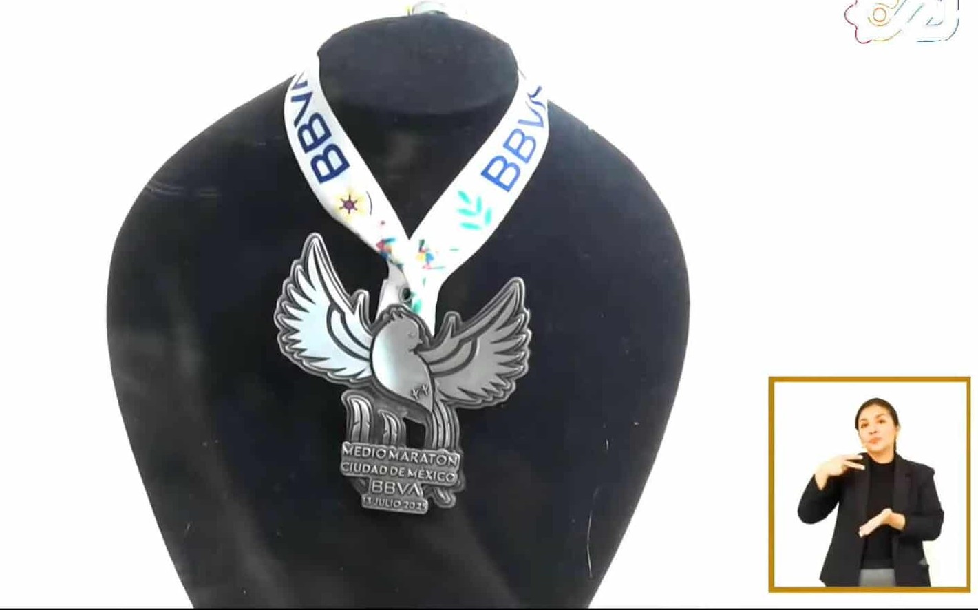 medalla Medio maraton cdmx 2025